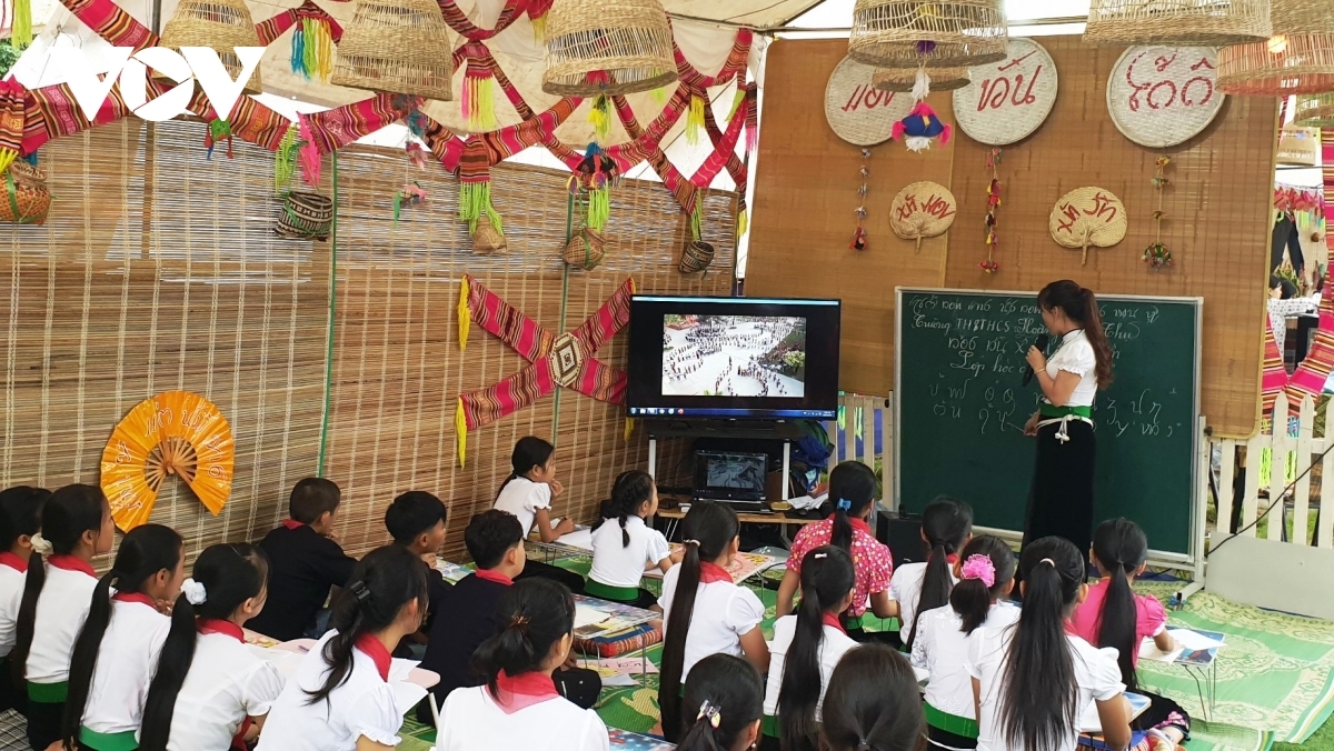 Aside from maintaining their cultural tradition, preserving knowledge about their local values is very important for local children.