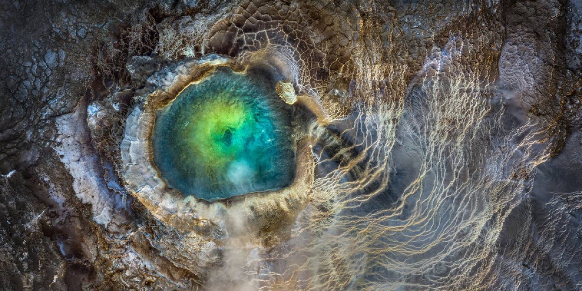 A photo titled “Dragon Eye” snapped in Iceland by author Manish Mamtani of the United States claims the EPSON Digital Art prize.
