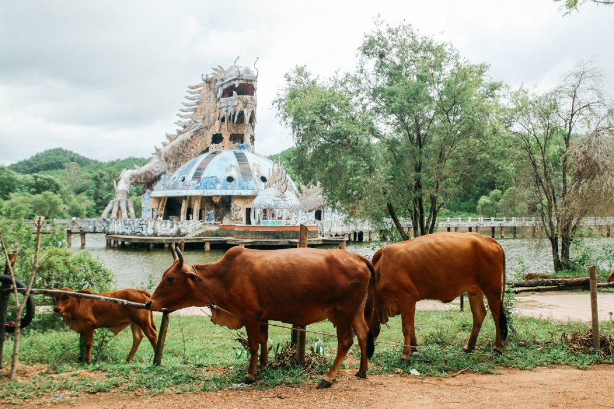 Thuy Tien water park. The former water park located at Thuy Tien lake&nbsp;is one of the weirdest locations in the world, let alone Vietnam. The park had originally been built as a getaway for families from nearby Hue, but when the park faced difficulties, the owners eventually abandoned the project.