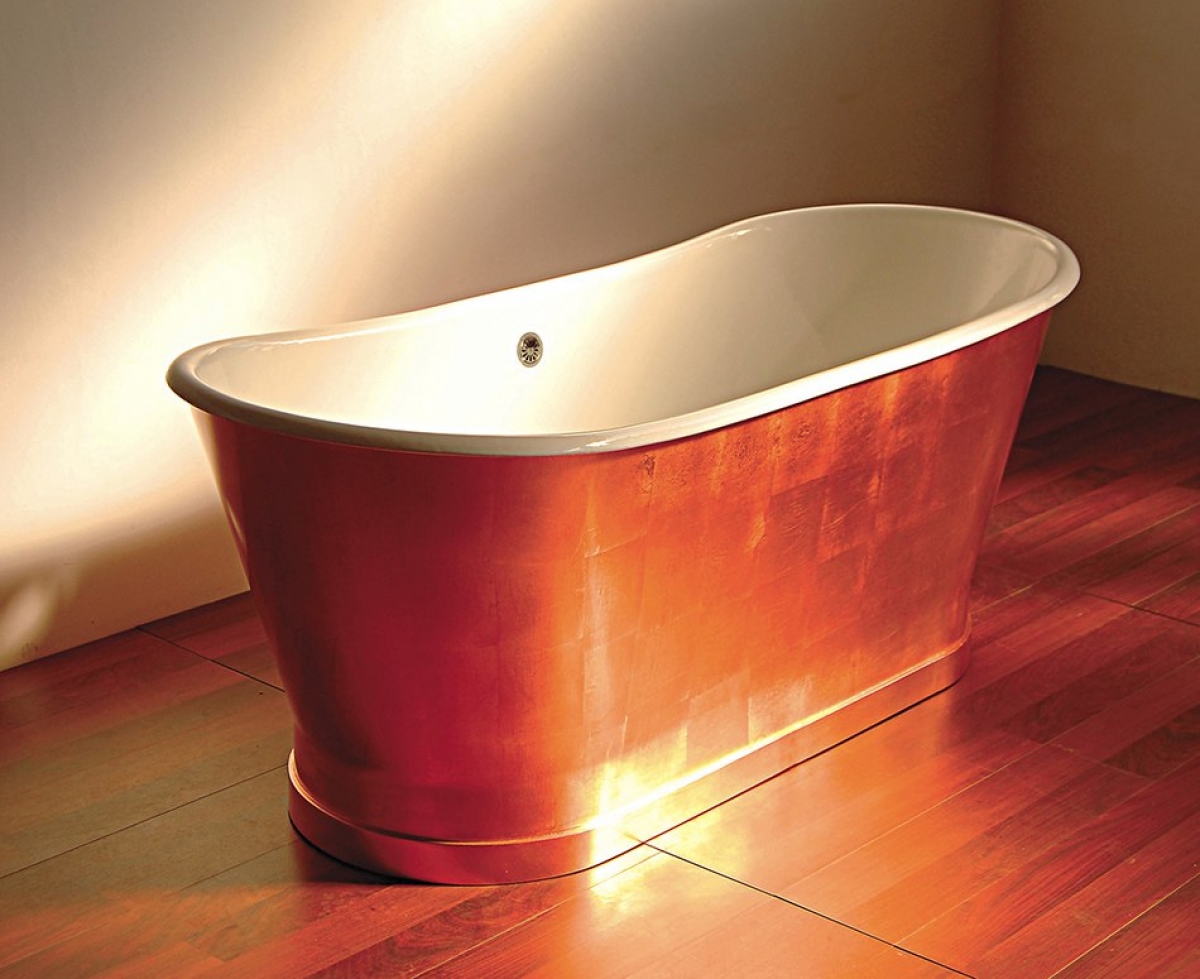 Kallista Archeo Copper Bathtub là sản phẩm thủ công được làm từ chất liệu đồng, trị giá 67.557 USD.