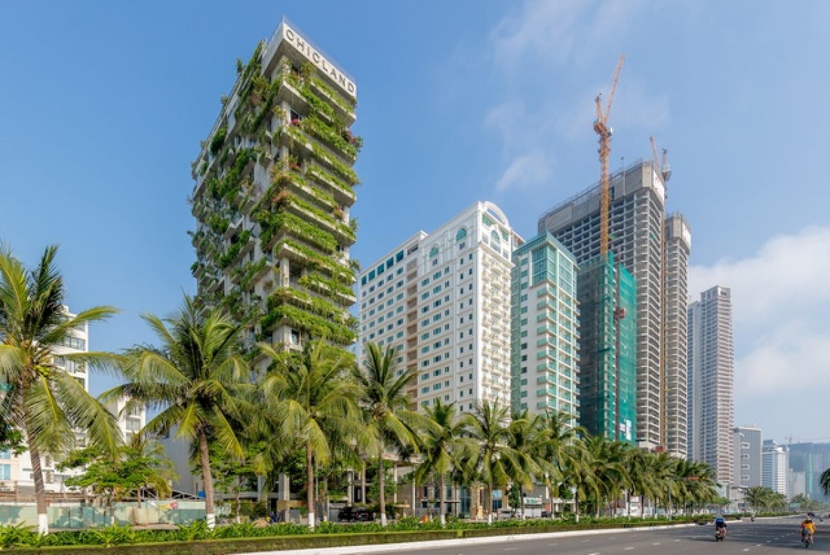 Chicland Hotel designed by Vo Trong Nghia Architects claims the Hospitality Architecture award.