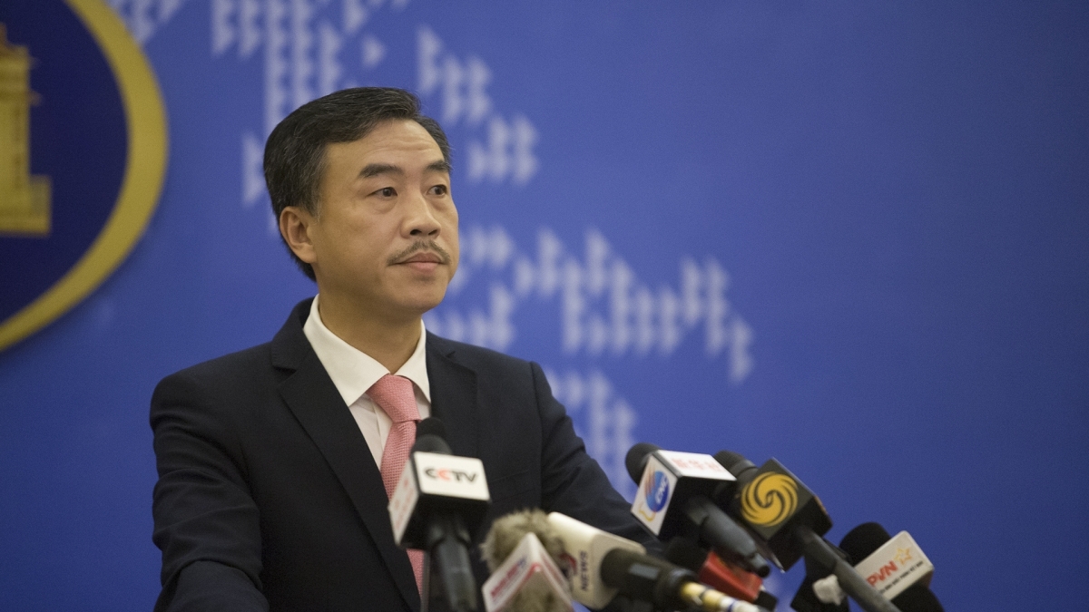 Foreign Ministry deputy spokesman Duong Hoai Nam
