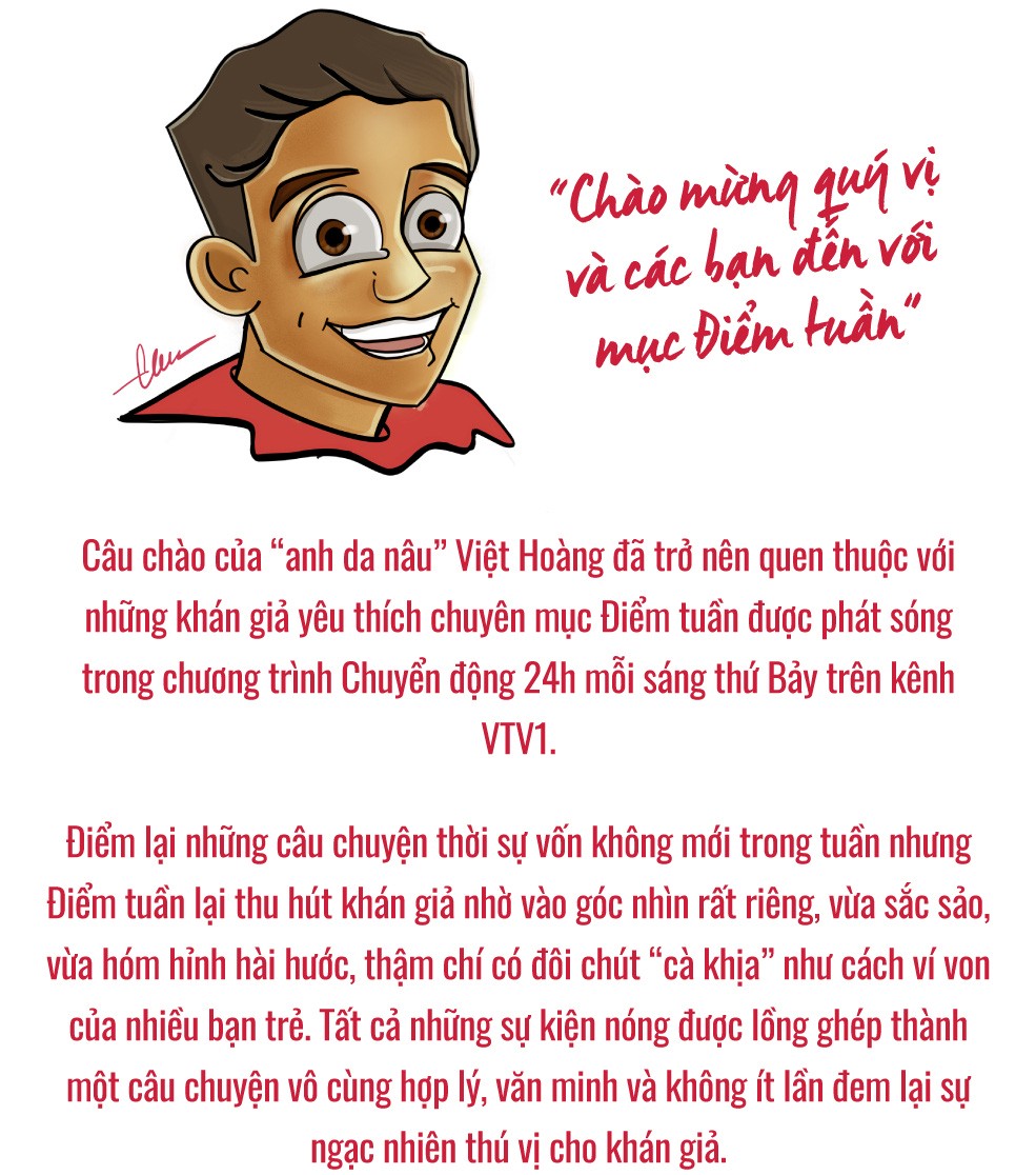 Gặp BTV Việt Hoàng – “Anh da nâu” của Chuyển động 24h - Ảnh 1.