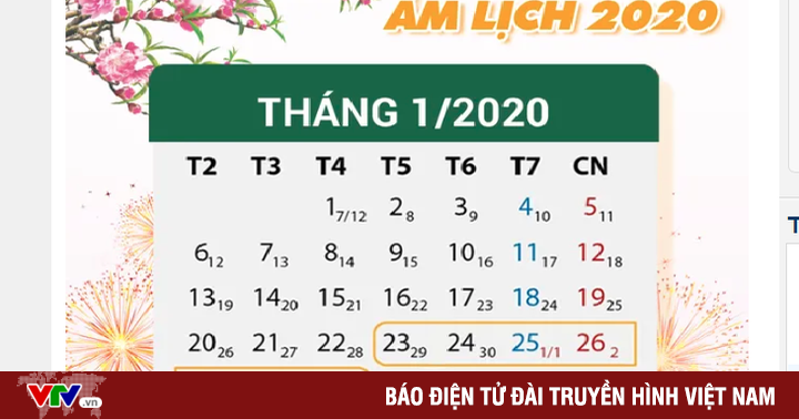 Nghe VietNamNet: Học sinh Hà Nội được nghỉ Tết Nguyên đán Canh Tý 8 ngày
