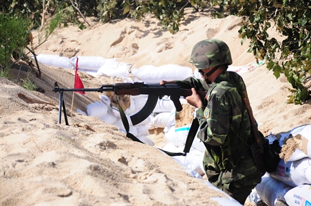 Hình ảnh Sư đoàn 302, Quân khu 7 diễn tập phòng ngự bờ biển - ảnh 13