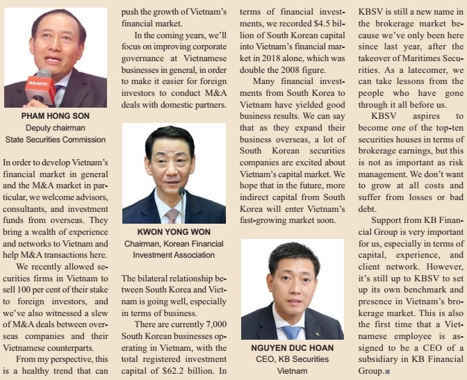 south korean securities immersed in ma deals
