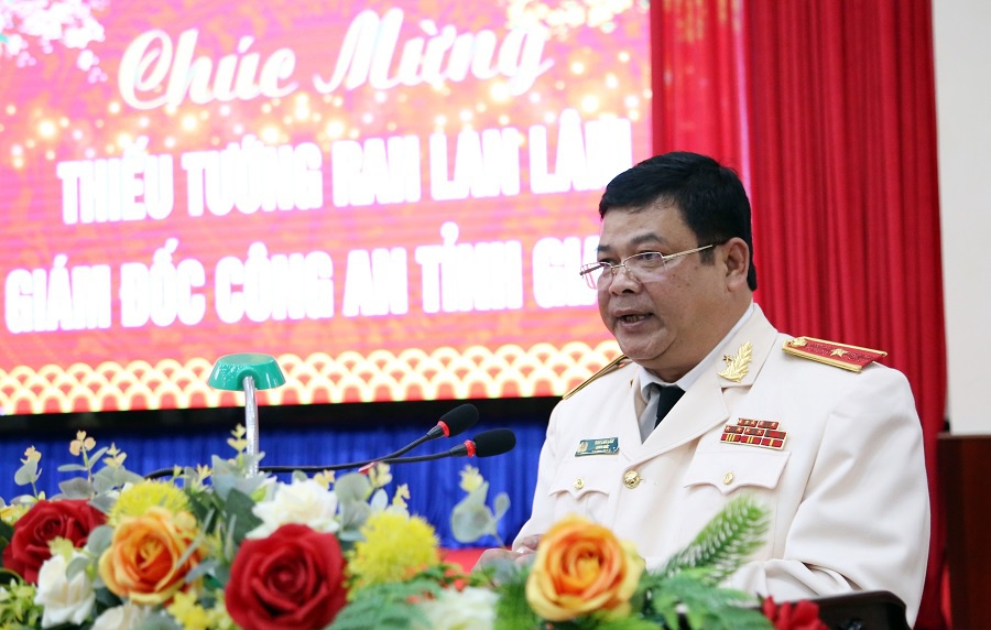 Giám đốc Công an tỉnh Gia Lai được phong hàm thiếu tướng