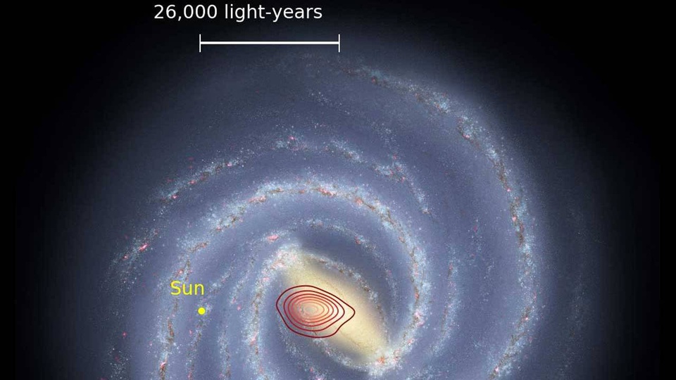 Phát hiện tàn tích của một thiên hà bên trong dải Ngân Hà
