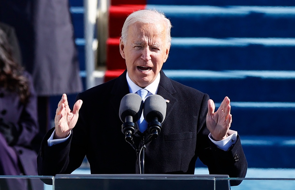 Dòng tweet đầu tiên của ông Joe Biden khi làm tổng thống Mỹ