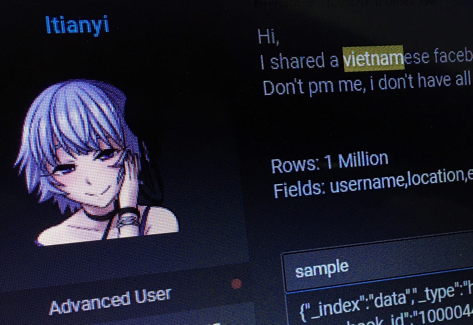 Hàng triệu tài khoản Facebook người dùng Việt bị hacker phát tán