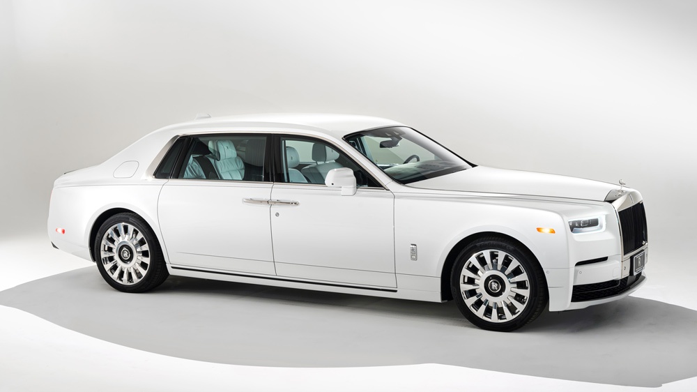 Rolls Royce Ghost  Matte White Color Change Wrap