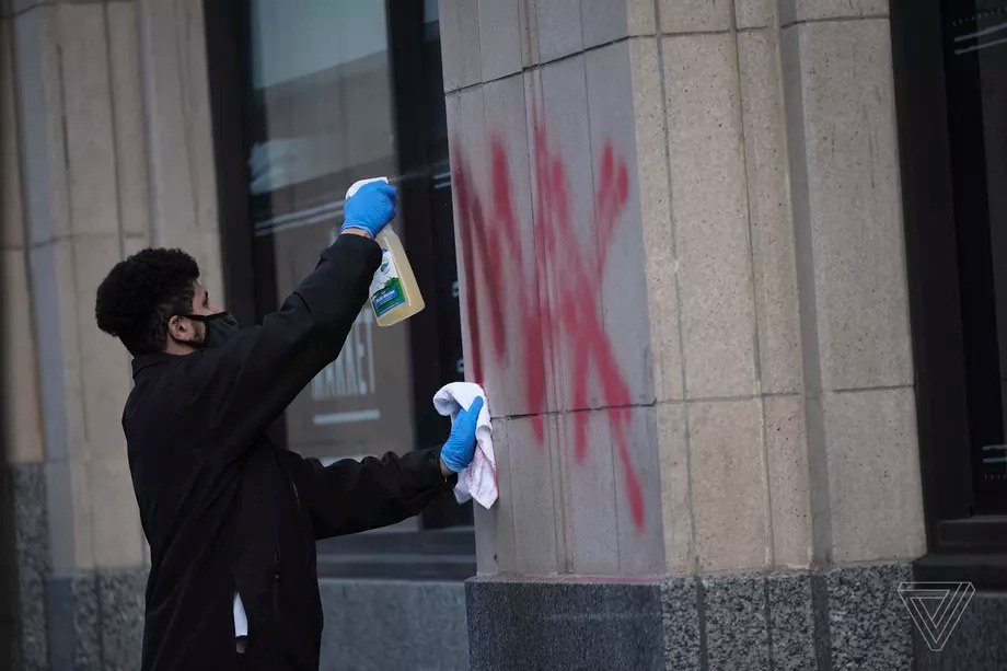 bieu tinh tai tru so Twitter ung ho ong Trump anh 10