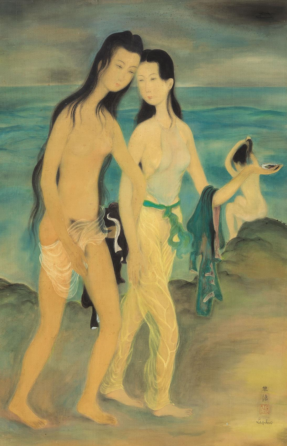 Nhung buc tranh ve ve dep thieu nu Viet co gia ban ky luc hinh anh 4