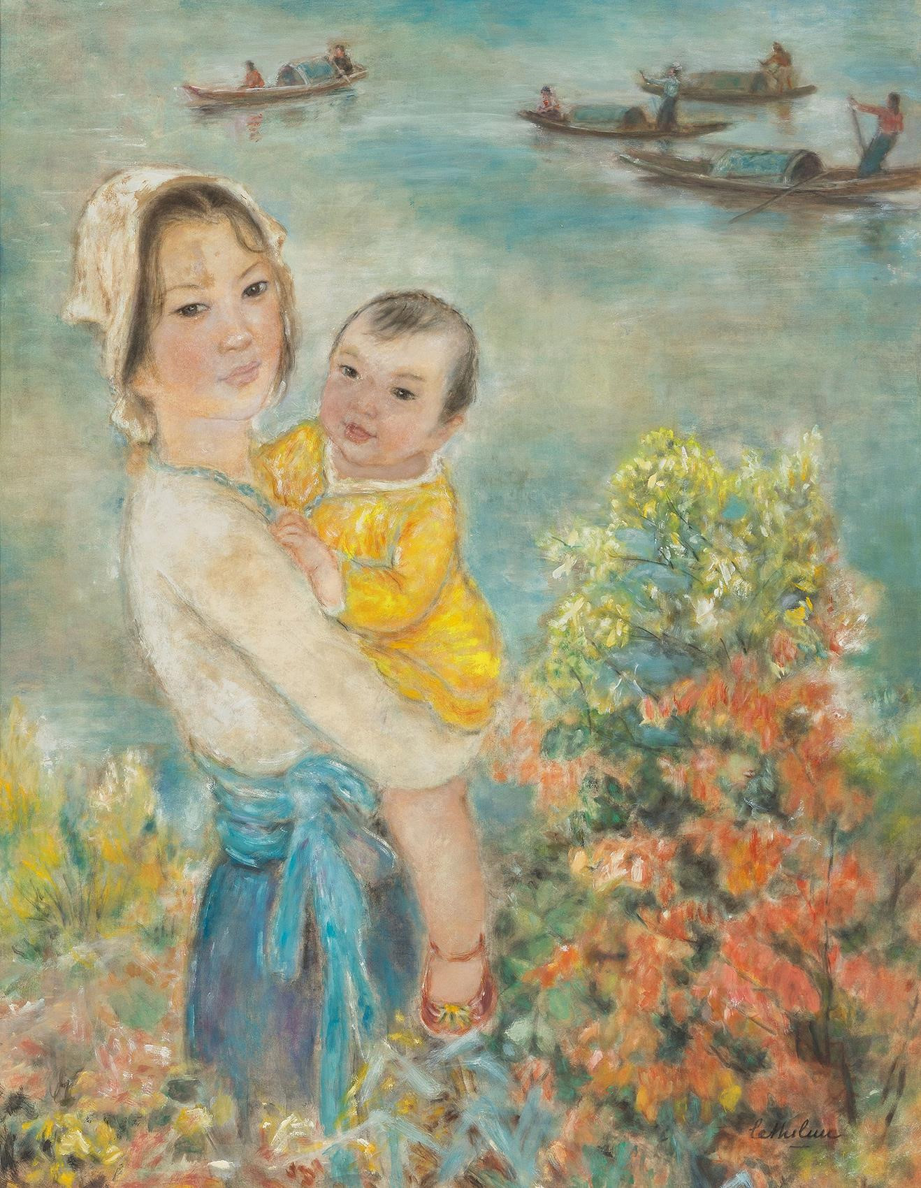 Nhung buc tranh ve ve dep thieu nu Viet co gia ban ky luc hinh anh 6