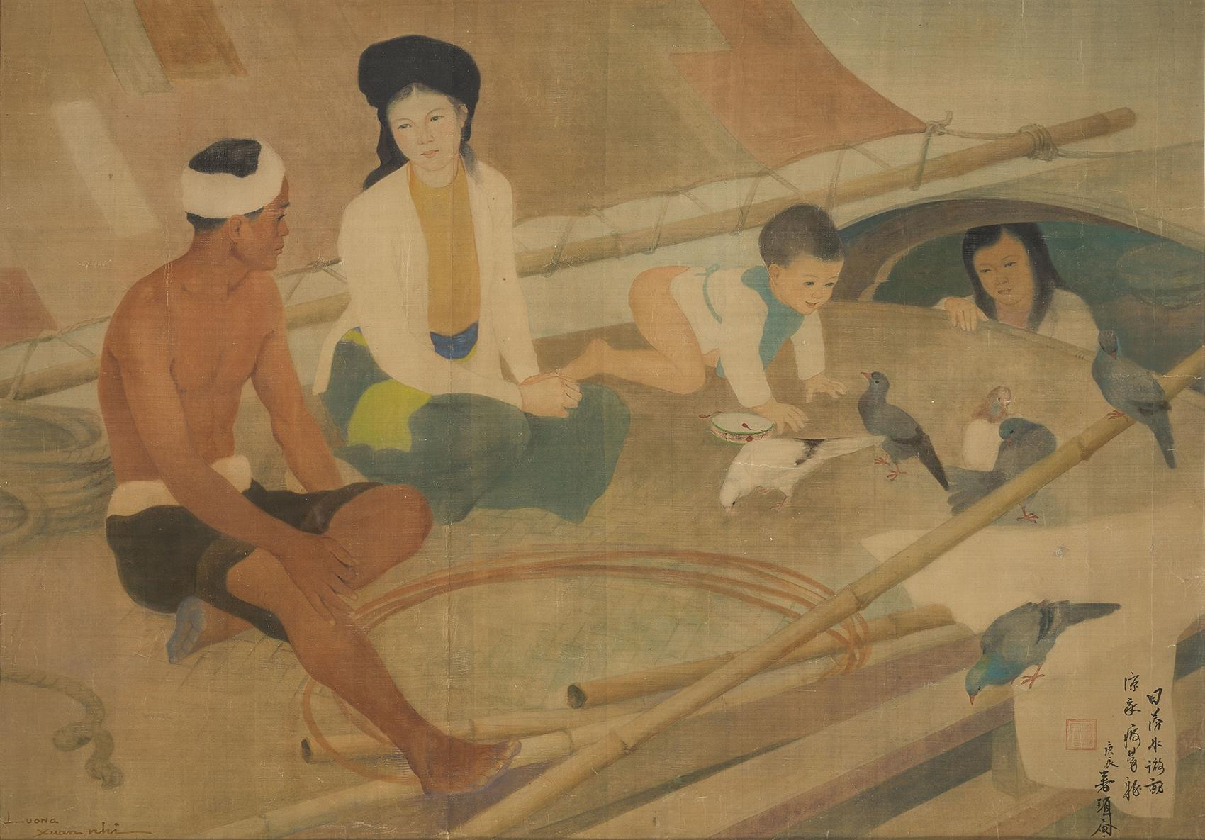 Nhung buc tranh ve ve dep thieu nu Viet co gia ban ky luc hinh anh 7