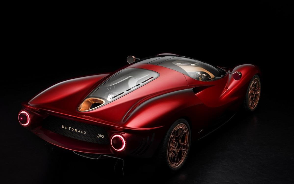 Vua lo dien, sieu xe De Tomaso bi to sao chep thiet ke cua Ferrari hinh anh 2