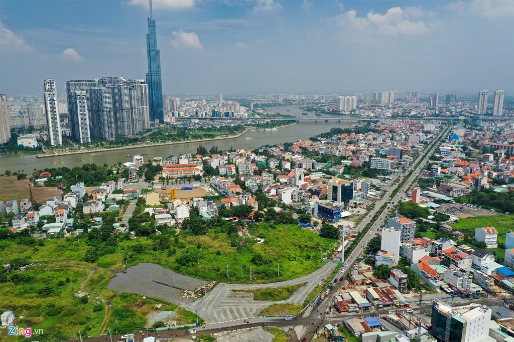 Hai con duong co gia dat 300 trieu/m2 nho Thu Thiem hinh anh 1