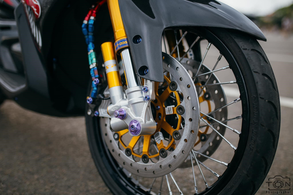 Biker Khanh Hoa chi 500 trieu do lai Yamaha Nouvo hinh anh 5