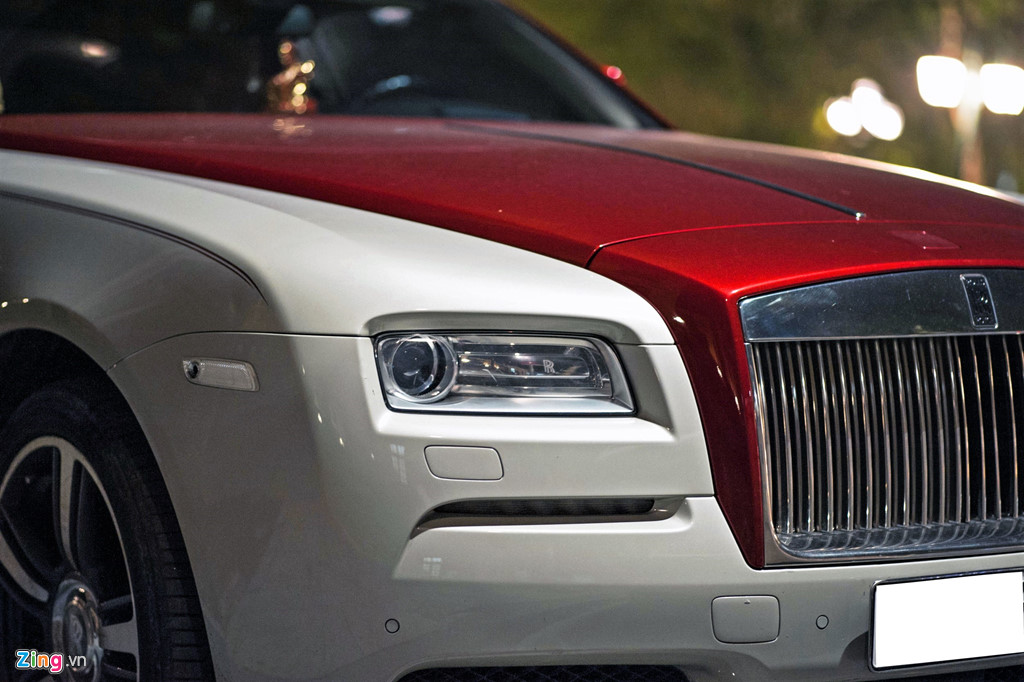 Coupe sieu sang Rolls-Royce Wraith phoi mau la dao pho Ha Noi hinh anh 8 