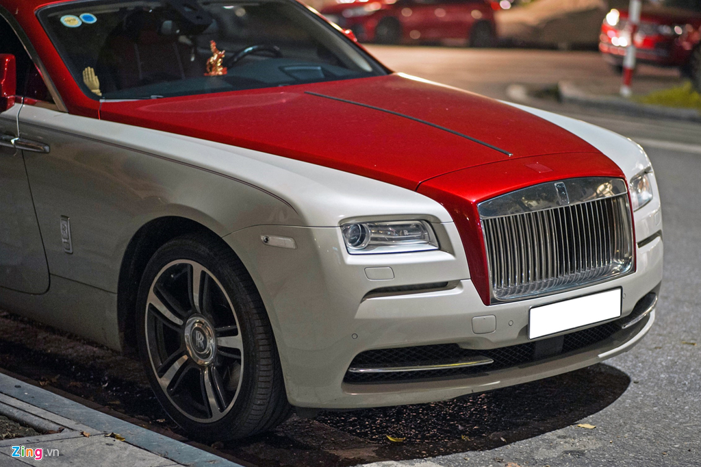 Coupe sieu sang Rolls-Royce Wraith phoi mau la dao pho Ha Noi hinh anh 5 