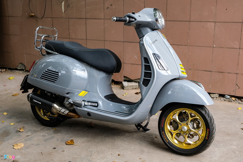 Vespa GTS 300 HPE với gói độ tăng hiệu năng trị giá 150 triệu ở TPHCM  Xe  thể thao