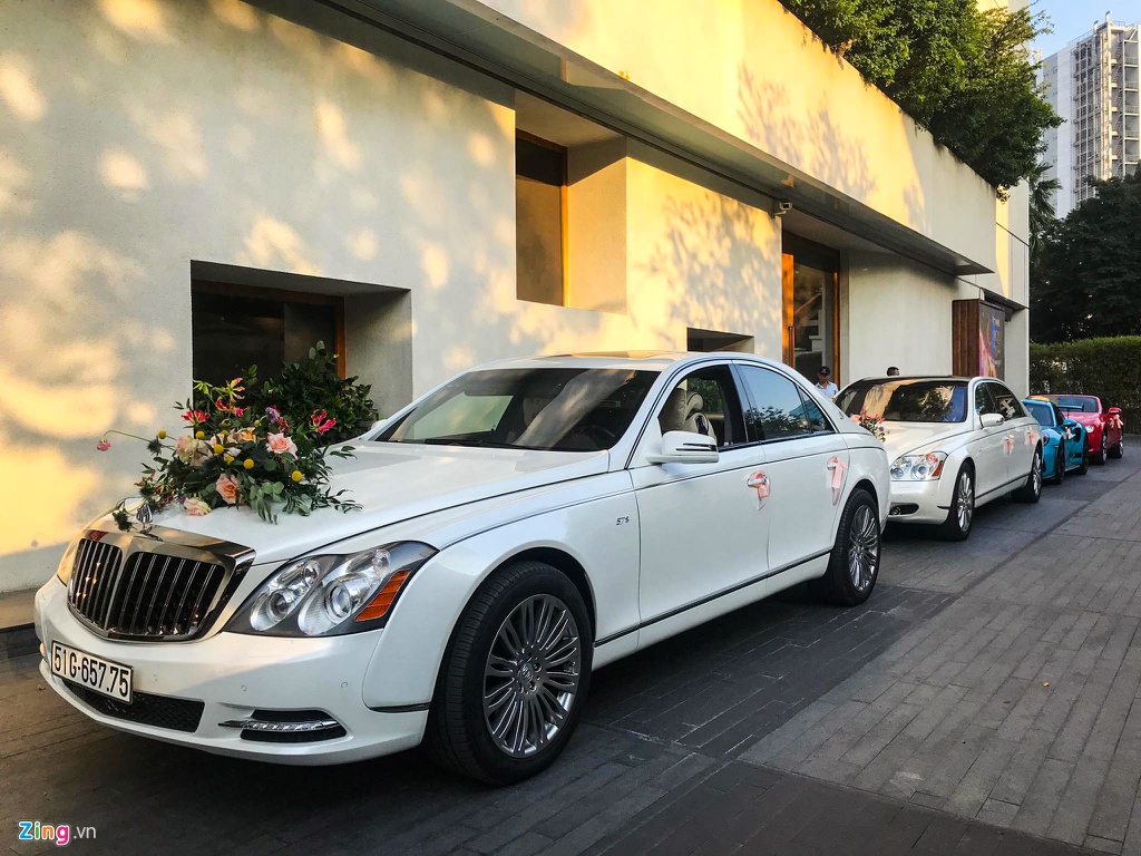 Dan xe sieu sang vang bong mot thoi xuat hien tai le cuoi o TP.HCM hinh anh 1 Damcuoi_zing_1.jpg