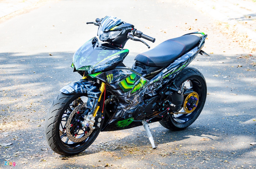 Phát thèm với Yamaha Exciter 150 phỏng phong thái Racing Boy với đồ dùng nghịch tặc vô cùng  chất