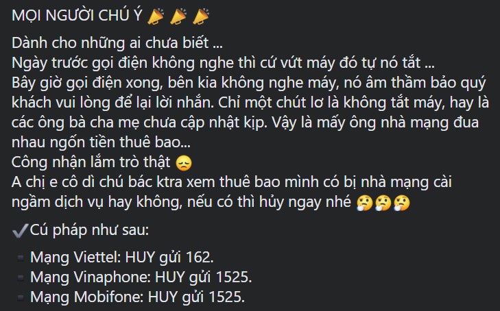 cach huy tinh nang loi nhan thoai tren di dong anh 1