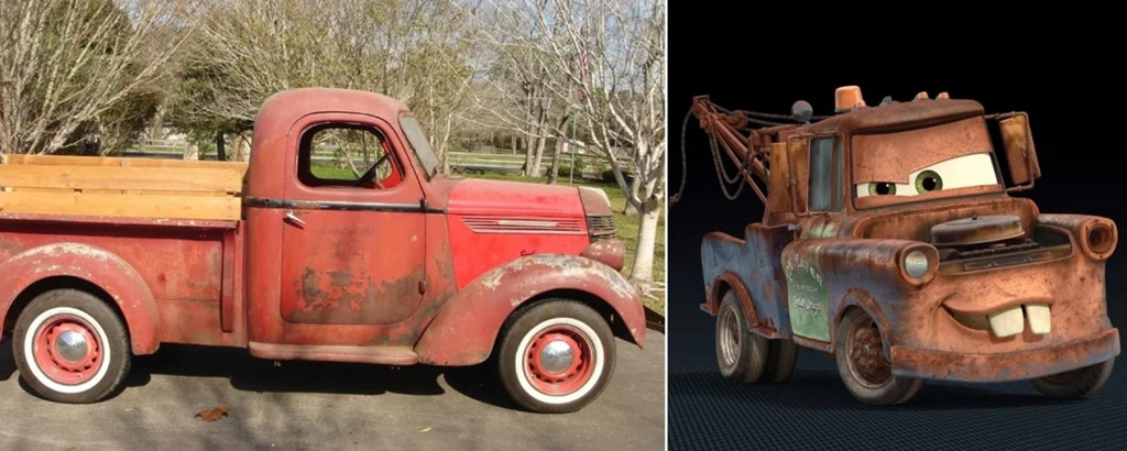 Nhan vat trong phim hoat hinh Cars thuc chat la nhung mau xe nao? hinh anh 2