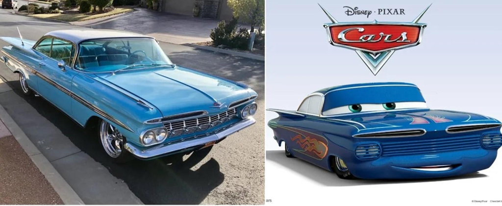 Nhan vat trong phim hoat hinh Cars thuc chat la nhung mau xe nao? hinh anh 5