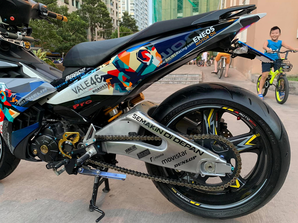 Yamaha Exciter Biển 'Ngũ Quý' Độ Thêm 200 Triệu Đồng