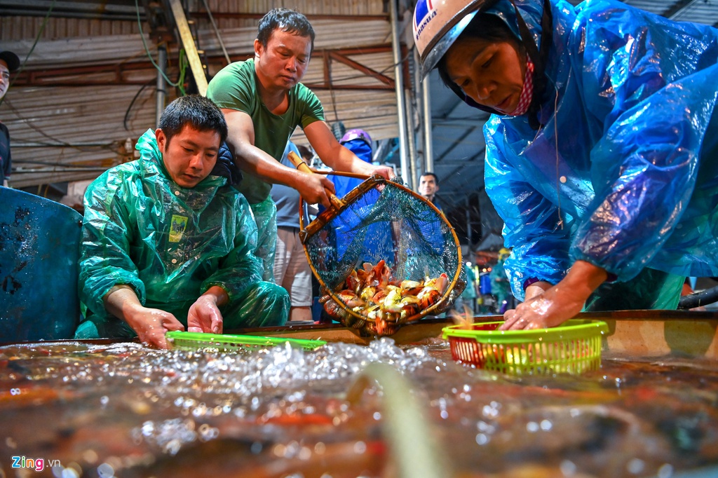 Cho ca lon nhat Ha Noi do ruc ngay cung ong Cong ong Tao hinh anh 3 muacachep3_zing.jpg