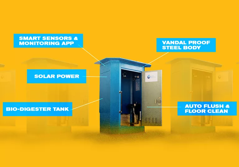 Nha ve sinh thong minh cuu mang nguoi An Do anh 8