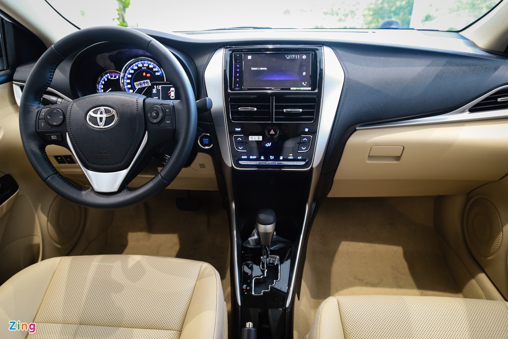 500 trieu dong chon Kia Soluto AT Luxury hay Toyota Vios 1.5E CVT? hinh anh 10 Vios_13_zing.jpg