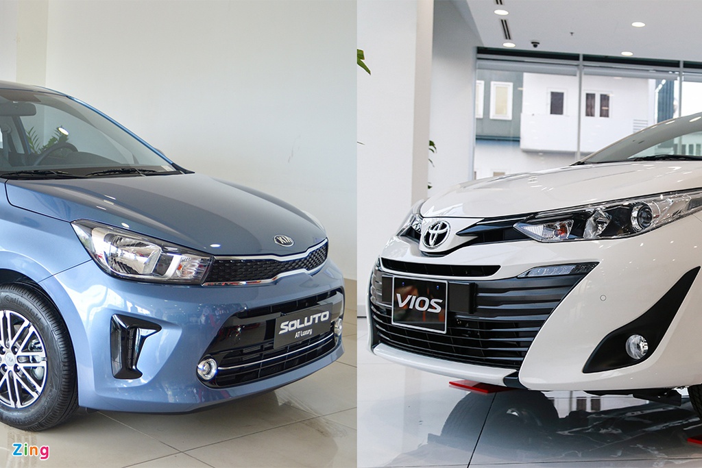 500 triệu đồng chọn Kia Soluto AT Luxury hay Toyota Vios 1.5E CVT?