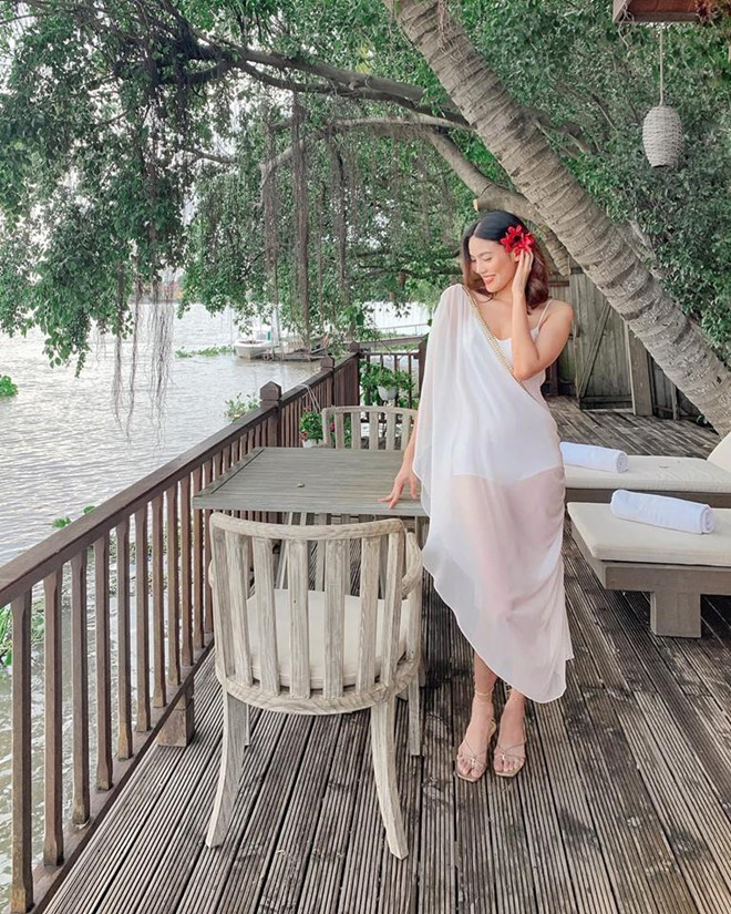 Lan Khue mang bau van goi cam, song xa hoa khi cuoi chong thieu gia hinh anh 4
