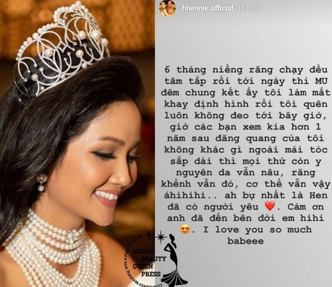 H'Hen Nie cong khai viet ve ban trai: 'Cam on anh den ben doi em' hinh anh 1