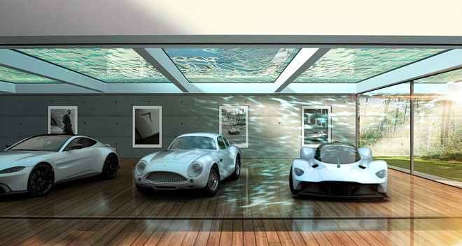 Garage siêu đẹp cho siêu xe Aston Martin