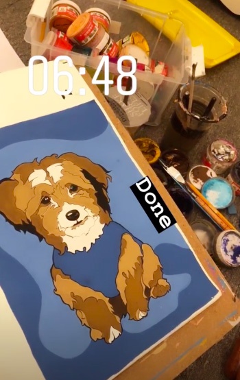 Ban gai Ha Duc Chinh va cac hot girl theo duoi nganh hoi hoa hinh anh 5