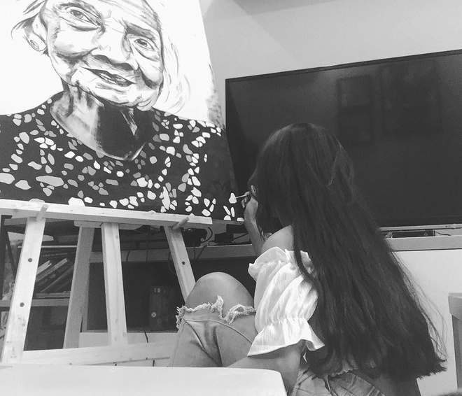 Ban gai Ha Duc Chinh va cac hot girl theo duoi nganh hoi hoa hinh anh 11