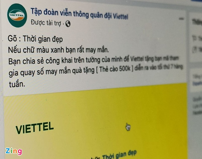 Tro gia mao nha mang tang the cao 500.000 dong tren Facebook hinh anh 1