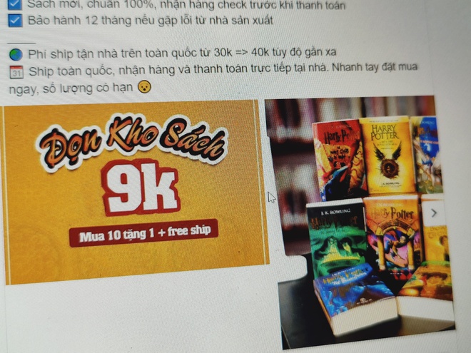 sach lau tren Facebook anh 1