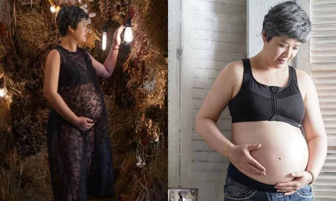 Sao TVB khoe vo toc hoa ram, mang bau lon o tuoi 52 hinh anh 2