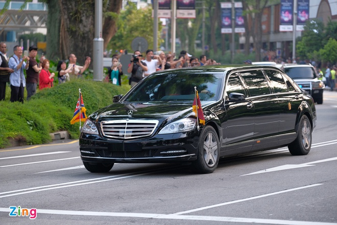 Mercedes-Benz S 600 Pullman Guard ho tong Kim Jong Un ve Ha Noi hinh anh 2