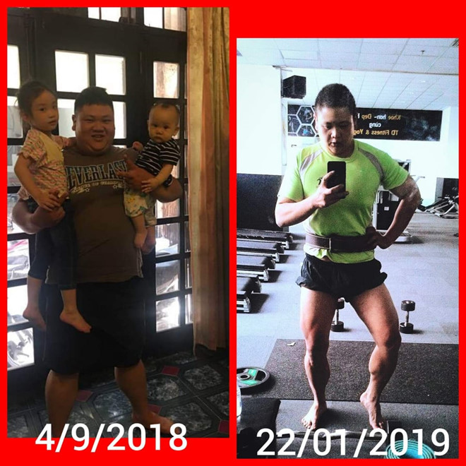 Bo giam hon 30 kg khi bi con gai khong cho dua vao lop vi qua beo hinh anh 2