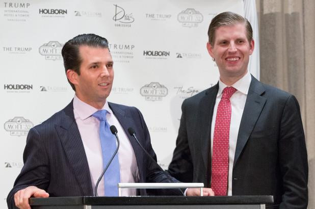 Co gi o biet thu 2 con trai lon cua Tong thong Trump cung so huu hinh anh 1