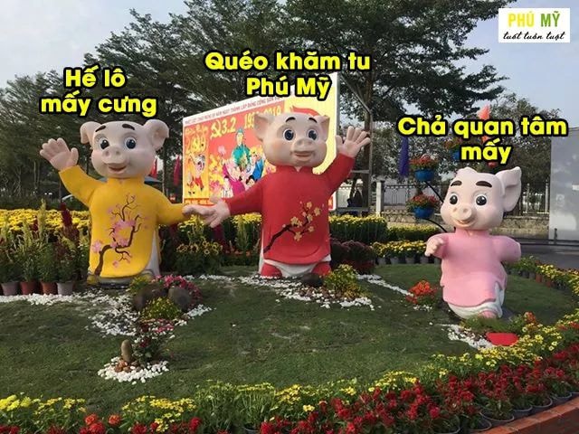 Dan mang che anh lon sieu nhan, heo hoa hau bi che xau dip Tet hinh anh 6