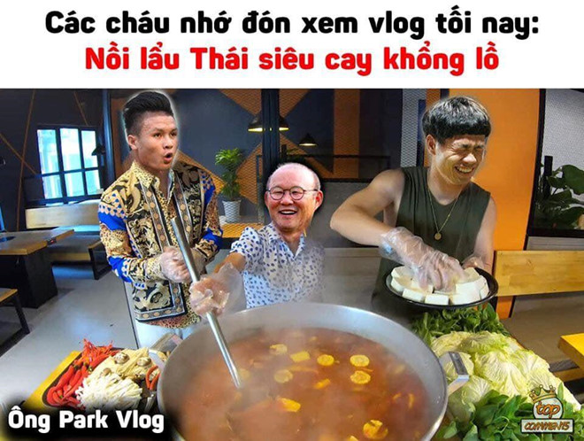 Tràn ngập ảnh chế 'lẩu Thái siêu cay khổng lồ' ủng hộ tuyển Việt Nam