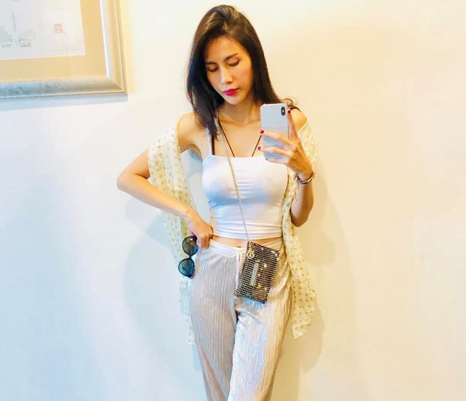 Thuy Tien lo than hinh gay go bat thuong hinh anh 1