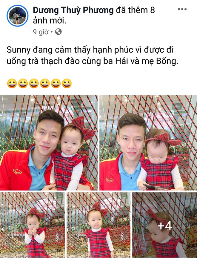 Fan ghen ty vi con gai Hai Que duoc check-in cung bo Park, Cong Phuong hinh anh 1 